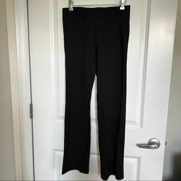 Betabrand Pinstripe Dress Yoga Pants - Picture 2 of 8